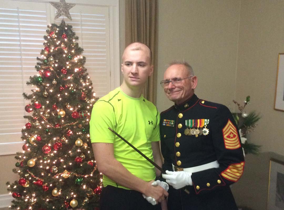 LCpl Michael Penn-Patient Balboa Naval Hospital (Therapy after Stage 4 brain cancer surgery)-11/15